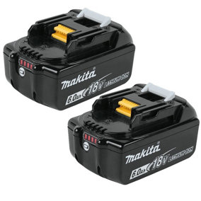 2x Genuine Makita 18V 6.0Ah Li-Ion LXT Battery BL1860 6AH New Star Battery