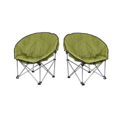 Green deals moon chair