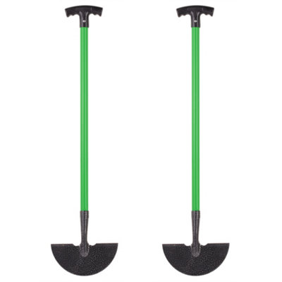 2x Hardys Grass Lawn Edge Border Edging Cutter Step Edger Long Handle Gardening Tool