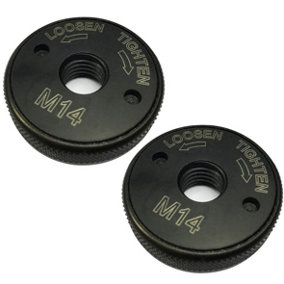 2x Heavy Duty Angle Grinder Disc Quick Change Locking Flange Nut Quick Release