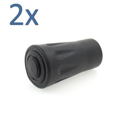 2x HIKING TREKKING STICK FERRULES ENDS TIPS 12mm (1/2") FOR LEKI, NORDIC ETC