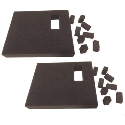 2x Inner Foam Insert Inlay for Makita MAKPAC Cases Drill Jigsaw Impact Driver