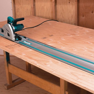 2x Makita 1.5m Guide Rail for SP6000 Plunge Saws + Carry Bag + Connector - 5