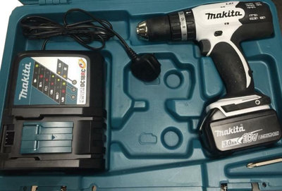 2x Makita 18v Combi / Impact Driver Tool Storage Case Toolbox BDF343 DHP453 - 3