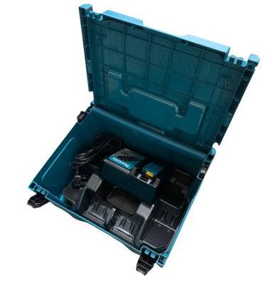 2X Makita DC18RC 18v 22min Intelligent FAST Lithium Battery Charger + Inlay - 4
