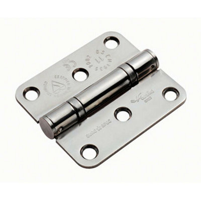270 Degree Plastic Door Hinge Bearing - 54mm Long, Black - For Toilet/Bathroom Cubicle Doors 6 thumbnail image