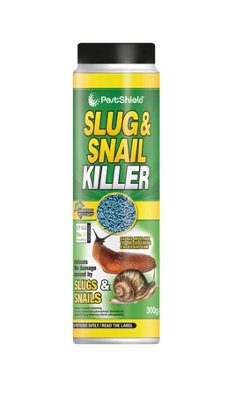 2x Pestshield Organic Slug & Snail Killer Ferric Phosphate Mini Blue Pellets 300g