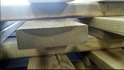 2x Picket Garden Fence Panels 90cm (3ft) Tall x 1.8m (6ft) Hand Built Treated Wood - 5