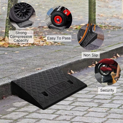 2x Portable Kerb Ramp Wheelchair HGV Car Threshold Access