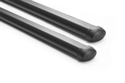 2x Summit Premium Roof Rack Cross Bars Steel Standard Multi-Fit ...