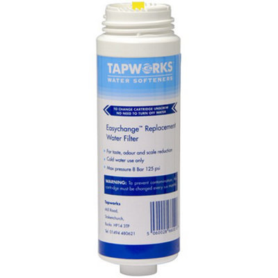 2x Tapworks Easychange Water Filter Tap System Replacement Cartridge - 6 Month