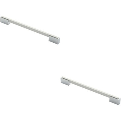 2x Thin Rectangular Bar with Recessed Plinths 224mm Centres Dual Chrome Price Comparisons | Compare The Build