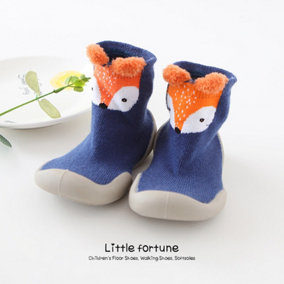 2x Unisex Baby Girl Boy Toddler Anti-slip Slippers Socks Cotton Shoes Winter Warm
