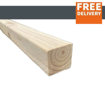 2X2 construction timber 2.4m x (9 per pack) FREE DELIVERY