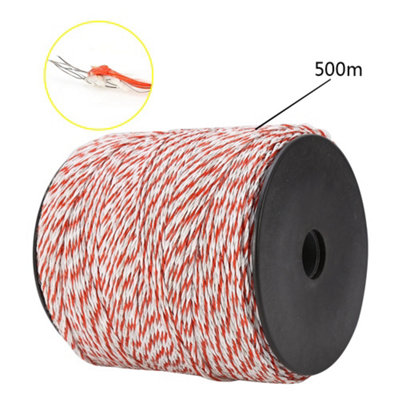 2X500m Stainless Steel Roll Polywire Electric Fence Fencing Poly Wire AU