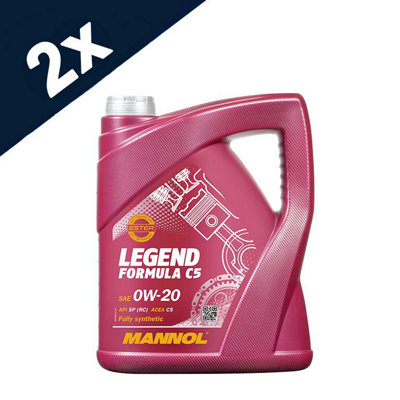 2x5L MANNOL C5 0W-20 Fully Synthetic Engine Oil dexos 1 MB229.71 VOLVO RBS0-2AE