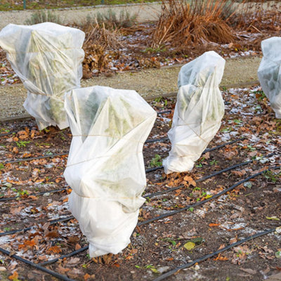 2x5m Garden Fleece Netting- Heavy Duty Frost Protection Winter Plant ...