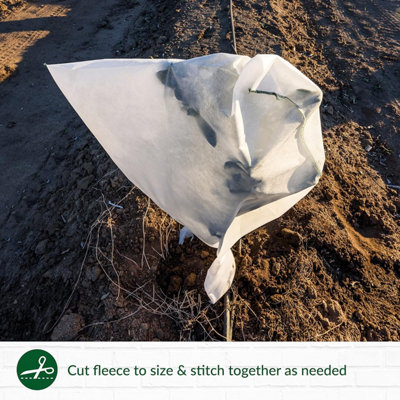 2x5m Garden Fleece Netting- Heavy Duty Frost Protection Winter Plant ...