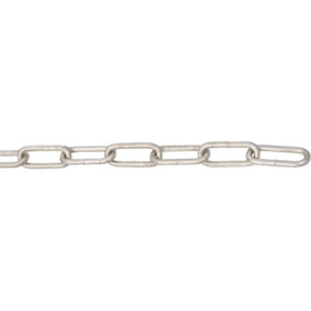 3.0mm x 26mm No.339 Long Link Side Welded Chain (DIN 5685C) - 30m Reel