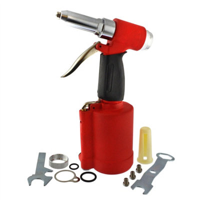 Rivettatrice Pneumatica Idraulica Per Rivetti Ciechi - Capacità 2,4-4,8 Mm - Forza 720 Kg - UN006