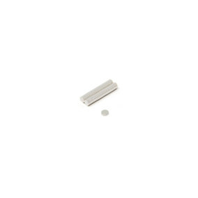 3.17mm dia x 0.79mm thick N42 Neodymium Magnet - 0.14kg Pull - Licensed Material (Pack of 50)