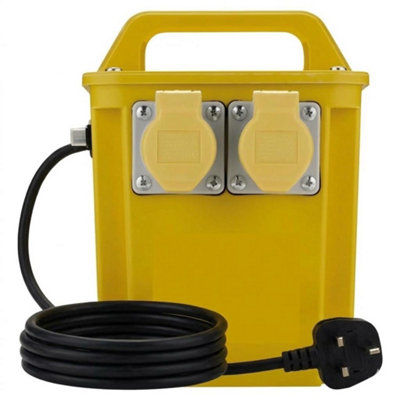 3.3kVA Portable Site Transformer, 110V, 3000W, IP44 Rated, 2X16A ...