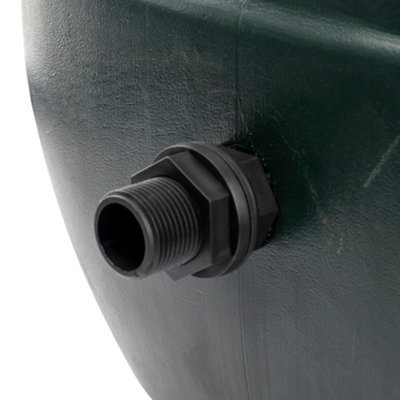 3/4" adaptor+waterbutt tap/valve with female universal click-lock connection (fits 26mm hole) - 5