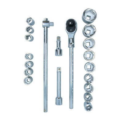 3/4" Drive Metric Socket and Accessory Set 19mm-50pc 6 Sided 20pc