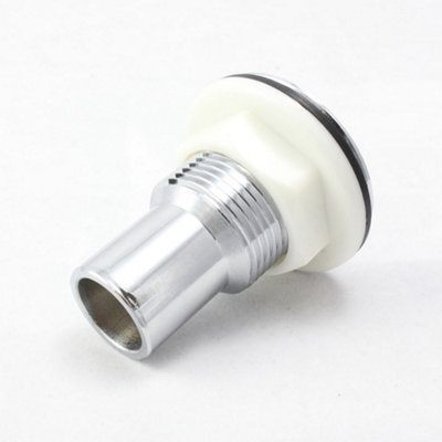 3/4" Sink Waste with Plug - Chrome on Brass Caravan Camper Motorhome Boat Waste - 4