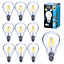 3.4W LED Omni Filament GLS Bulb: 470lm, Warm White 2700K, Non Dimmable: 10 Pack