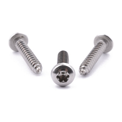 3.5 X 38 Six Lobe Pan Tapping Screw 25 Pack ISO 14585-C TX15 A2 ...