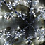 3.5ft (108cm) Cool White Giant LED Snowflake Indoor/Outdoor Christmas Decorations