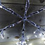 3.5ft (108cm) Cool White Giant LED Snowflake Indoor/Outdoor Christmas Decorations