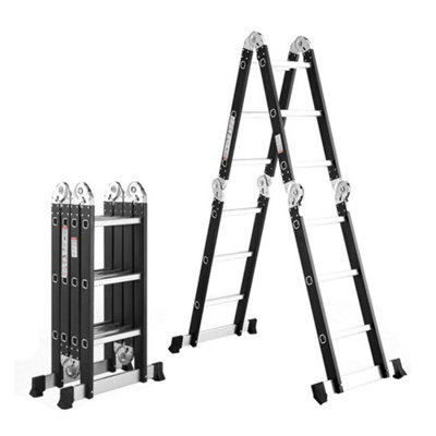 3.5M 12 IN 1 Excel Aluminium Combination Step Ladder Foldable Multi-Purpose