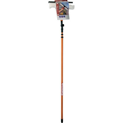 3.5m Telescopic Conservatory Window Glass Cleaning Cleaner Kit With Squeegee