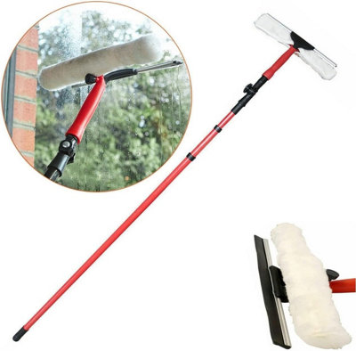 3.5m Telescopic Window Cleaner Kit With Squeegee - 3
