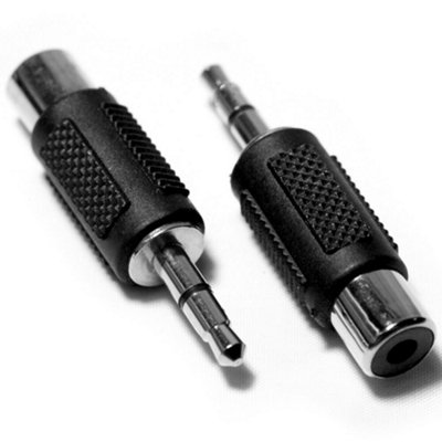 3.5mm Stereo Jack Male to RCA PHONO Female Adapter Converter Headphone AUX Audio
