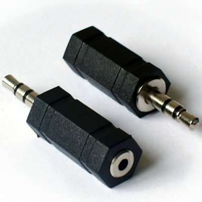 Stereo Jack Plug to Mono Socket Adapter Converter - Main Image