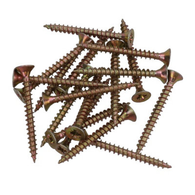 3.5mm x 35mm Countersunk Wood Chipboard Screw Fasteners PZ2 Drive 18pc Price Comparisons | Compare The Build