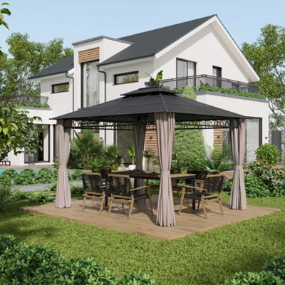 3.6 x 3 (m) Polycarbonate Gazebo