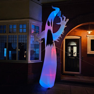 3.6m (11.8ft) Inflatable Colourful Halloween Ghost