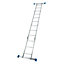 3.6m Multipurpose Lightweight Ladder & Platform 12 Rung Step / Stair / Extension