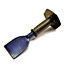 3" / 75mm Solid Brick Bolster Chisel with Guard Stone Masonry Soft Grip