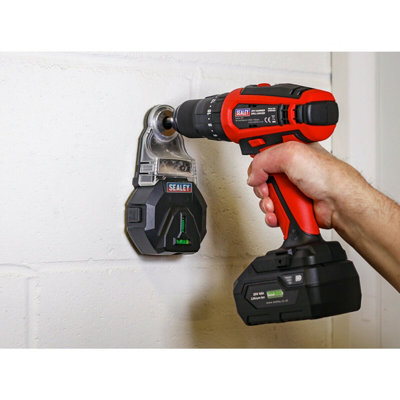 3.7V Cordless Drill Vacuum Dust Extractor with Spirit Level for 12mm ...