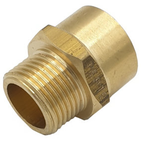 3/8" BSP Male x NPT Female Connector Thread Joiner Adaptor UK Thread to American