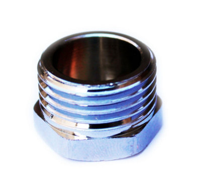 3/8 BSP Thread Chrome Pipe Screw Hex Male Blanking Plug Tube End Cap Cover