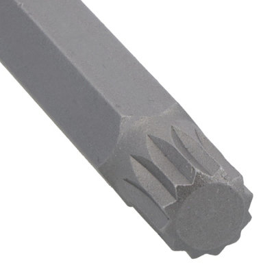 Set 7 Prese Triple Quadrato Maschio AB Tools AT647 - 3/8'' Extra Lunghe M4-M10, Valigetta