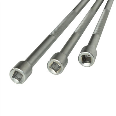 3/8" Drive Extra Long Straight Extension Bar Set 380mm, 455mm, 610mm 3pc