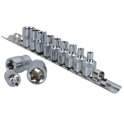 5PC 1/4 Inch Torx Star Bit Female E Socket Set Star Socket Wench head Tool