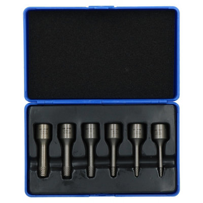3/8" Impact Screw / Stud Extractor / Remover Set Reverse Thread 2-10mm 6pc